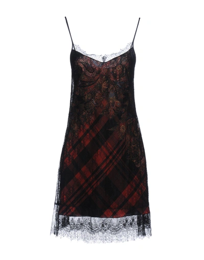 Etro Short Dresses In Black