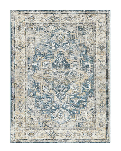 Exquisite Rugs X The Met Antique Loom Polyester Rug In Blue
