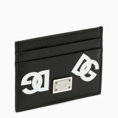 Dolce & Gabbana Black Card Holder With Logo