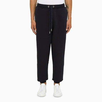 Ami Alexandre Mattiussi Blue Cotton Jogging Trousers