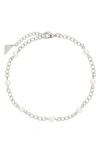 Sterling Forever Coast Imitation Pearl Anklet In Silver