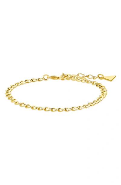 Sterling Forever Kari Chain Bracelet In Gold
