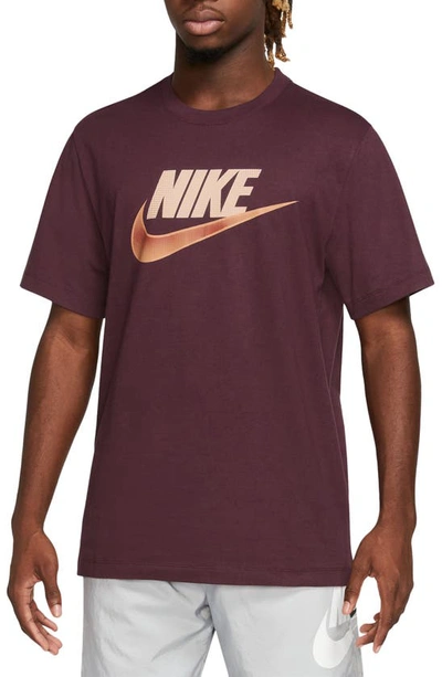 Nike Sportswear Futura T-shirt In Night Maroon