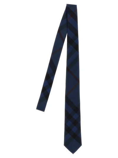 Burberry Manston Overdye Tie In Blue