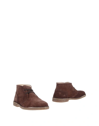 Roberto Catani Ankle Boots In Cocoa