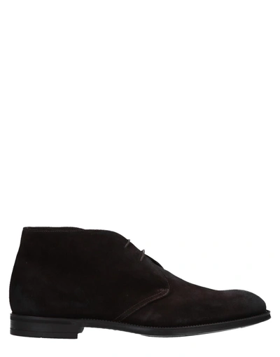 Doucal's Ankle Boots In Brown