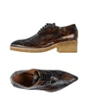 Dries Van Noten Lace-up Shoes In Brown