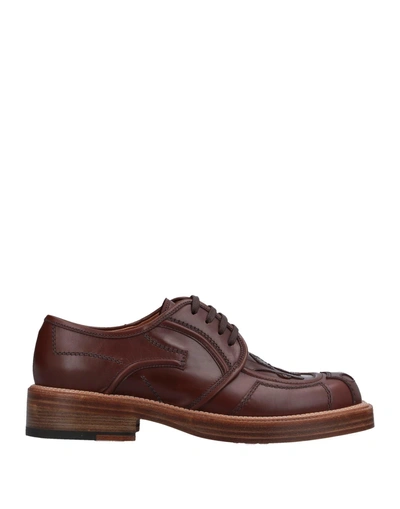 Walter Van Beirendonck Lace-up Shoes In Brown