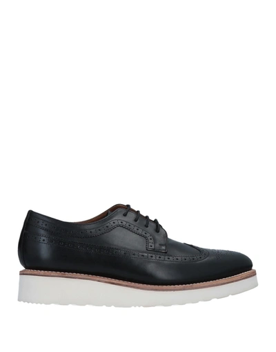 Grenson Laced Shoes In Black
