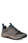 Teva Grandview Gtx Waterproof Sneaker In Dark Gull Grey/ Blue Coral