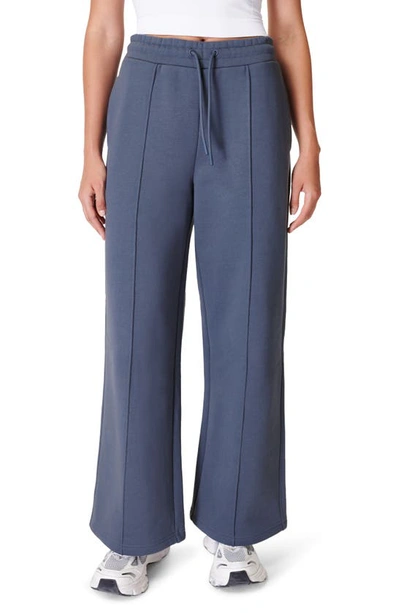Sweaty Betty The Elevated Drawstring Track Pants In Endless Blue