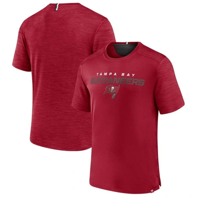 Fanatics Branded Red Tampa Bay Buccaneers Defender Evo T-shirt
