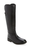 Free People Everly Equestrian Boot In Black