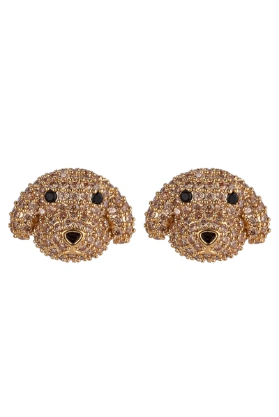 Eye Candy La Bijou Earrings In Gold