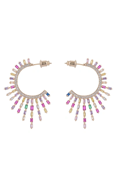 Eye Candy La Ray Earrings In Gold