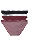 Calvin Klein Assorted Bikinis In Ko6 Blk/ Tawny