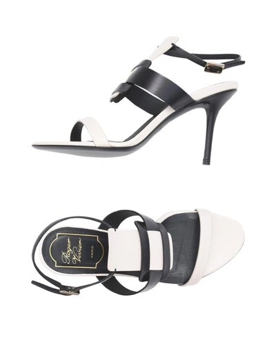 Roger Vivier Sandals In White