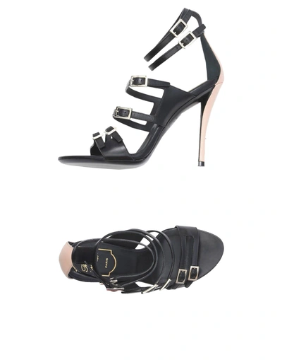 Roger Vivier Sandals In Black
