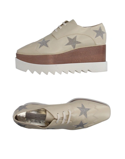 Stella Mccartney Sneakers In Beige