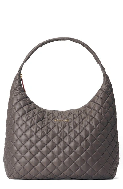 Mz Wallace Large Metro Shoulder Bag In Magnet