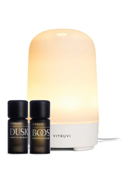 Vitruvi Women's Glow Diffuser Bundle In White