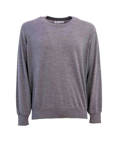 Brunello Cucinelli Light Sweater In Gray