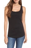 Caslon Cotton Tank In Black