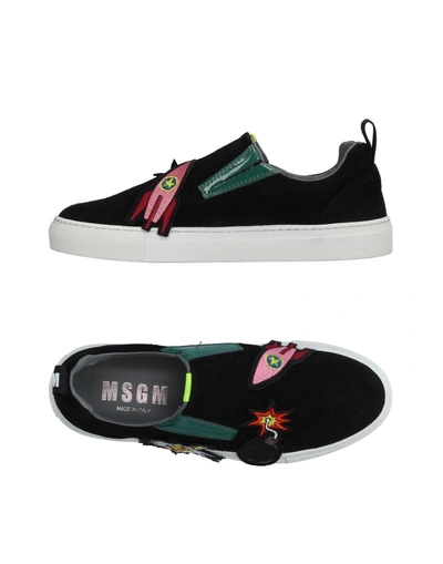 Msgm Sneakers In Black