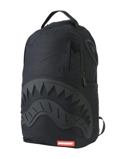 Sprayground Backpack & Fanny Pack In Black