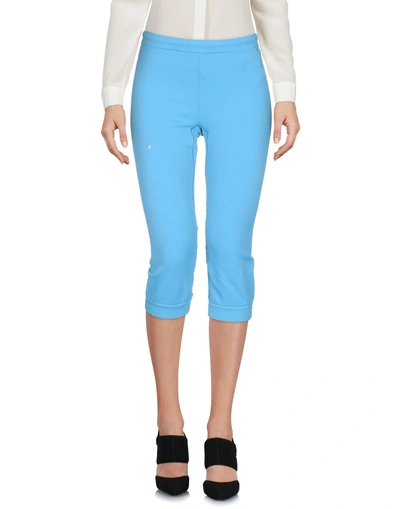 Falke Cropped Pants & Culottes In Turquoise