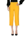 Liu •jo Woman Pants Ocher Size 4 Polyester, Elastane