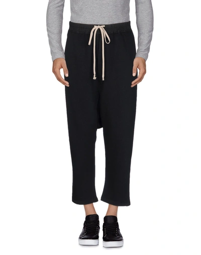 Rick Owens Drkshdw Berlin Drawstring Track Pants In Black