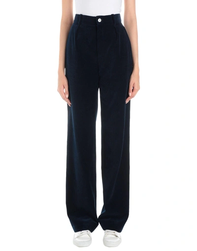 Gucci Casual Pants In Dark Blue