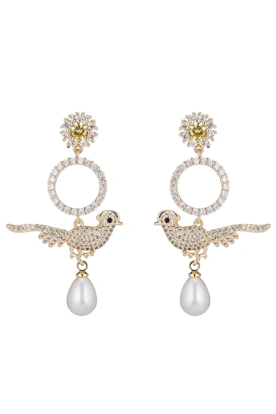 Eye Candy La Galah Earrings In Gold