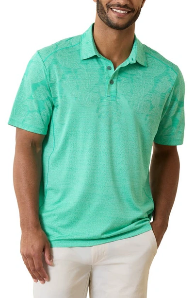 Tommy Bahama Palm Coast Tropic Fade Polo In Castaway Green