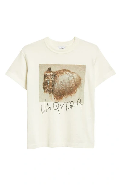 Vaquera Dirty Dog Graphic T-shirt In White