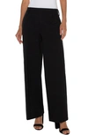 Liverpool Los Angeles Kelsey Wide Leg Knit Trousers In Black