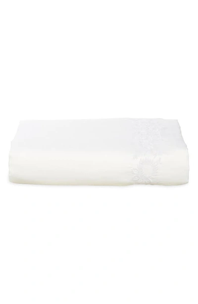 Polo Ralph Lauren Eloise Embroidered 624 Thread Count Organic Cotton Duvet Cover In Studio White