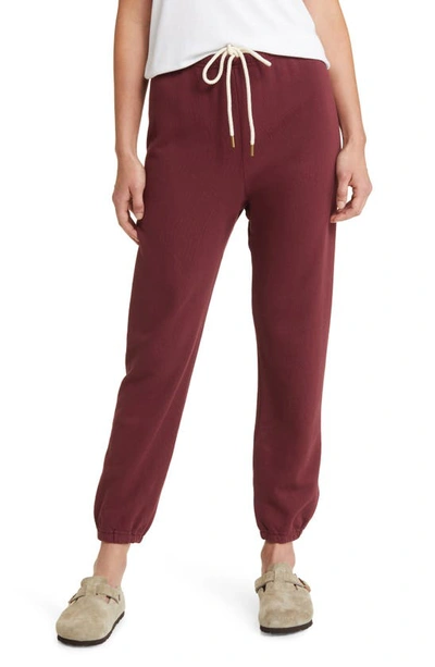 The Great The Stadium Sweatpants In Mulled Wine