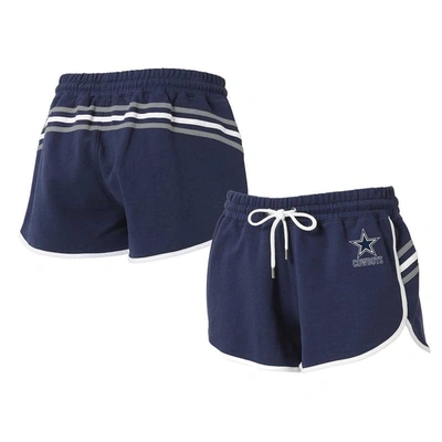 Wear By Erin Andrews Navy Dallas Cowboys Hem Shorts