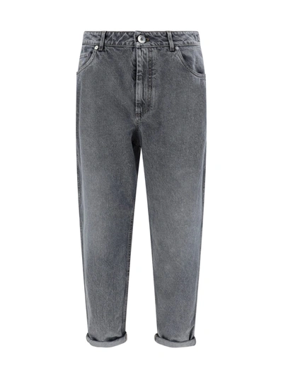 Brunello Cucinelli Jeans In Gray