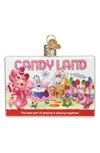 Old World Christmas Candy Land Glass Ornament In White/ Red/ Pink/ Multi