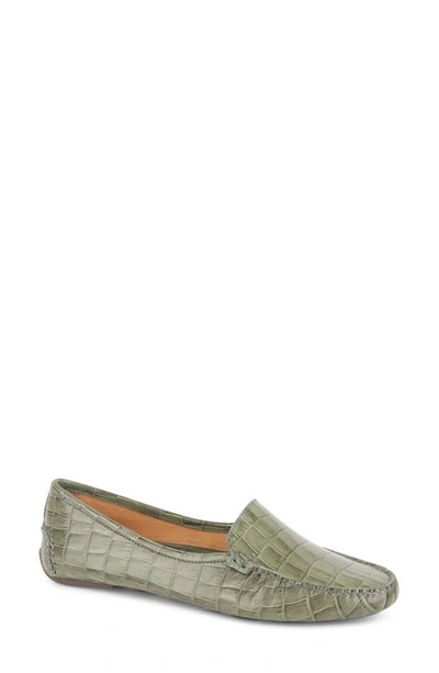 Patricia Green 'jillian' Loafer In Olive Croc