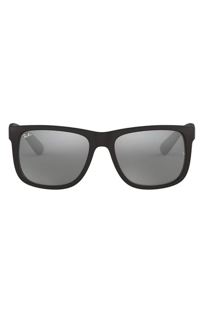 Ray Ban Ray-ban 'boyfriend' 51mm Sunglasses In Grey Mirr