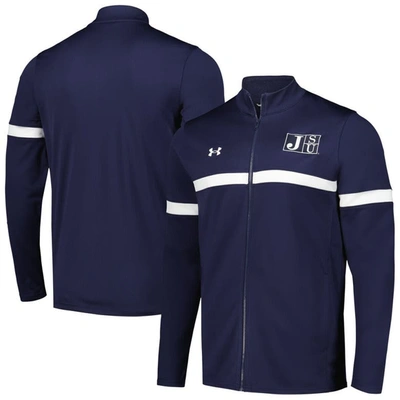 Under Armour Navy Jackson State Tigers 2023 Assist Warm Up Full-zip Jacket