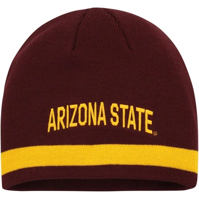 Adidas Originals Adidas Maroon Arizona State Sun Devils Wordmark Knit Hat