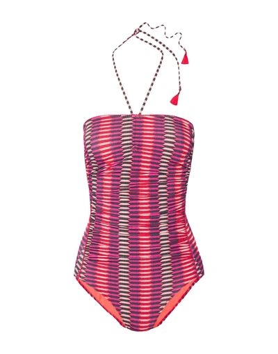 Heidi Klum Swim One-piece Swimsuits In Fuchsia