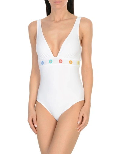 Karla Colletto One-piece Swimsuits In White