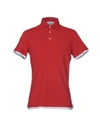 Brunello Cucinelli Polo Shirts In Red