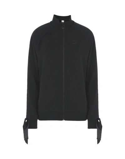 Puma Technical Sweatshirts And Sweaters In Black